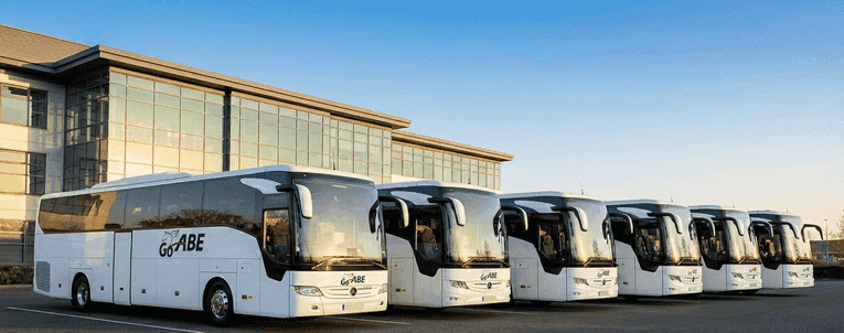 Modern coach in London